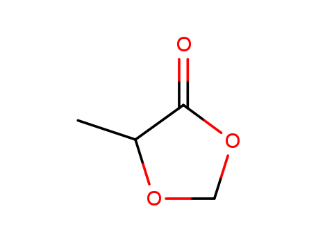 Molecular Structure of 13372-32-2 (1,3-Dioxolan-4-one, 5-methyl-)