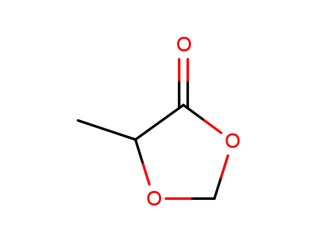 Molecular Structure of 13372-32-2 (1,3-Dioxolan-4-one, 5-methyl-)