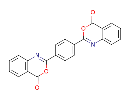 Molecular Structure of 18600-59-4 (2,2'-(1,4-PHENYLENE)BIS-4H-3,1-BENZOXAZIN-4-ONE)