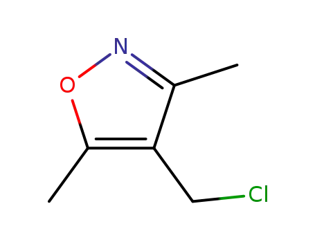 Molecular Structure of 19788-37-5 (4-(CHLOROMETHYL)-3,5-DIMETHYLISOXAZOLE)