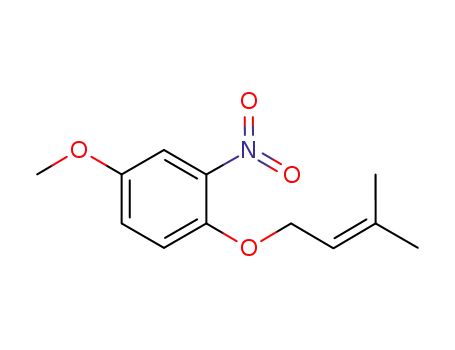 4-methoxy-1-(3'-methylbut-2'-enyloxy)-2-nitrobenzene