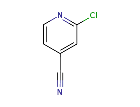 Molecular Structure of 33252-30-1 (2-Chloro-4-cyanopyridine)