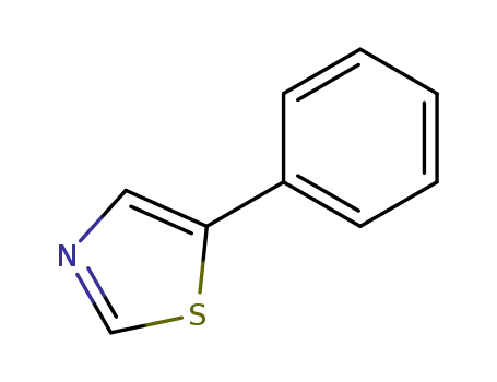 Molecular Structure of 1826-13-7 (5-Phenylthiazole)