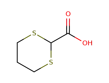 Molecular Structure of 20461-89-6 (1,3-DITHIANE-2-CARBOXYLIC ACID)