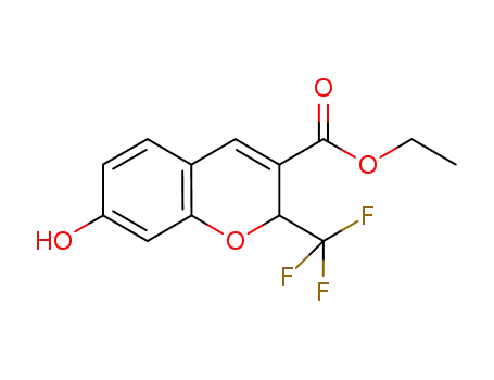 ethyl 7-hydroxy-2-(trifluoromethyl)-2H-chromene-3-carboxylate