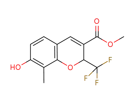 methyl 7-hydroxy-8-methyl-2-(trifluoromethyl)-2H-chromene-3-carboxylate