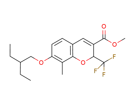 methyl 7-(2-ethylbutoxy)-8-methyl-2-(trifluoromethyl)-2H-chromene-3-carboxylate