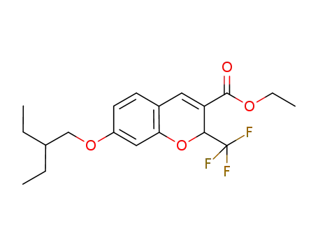 ethyl 7-(2-ethylbutoxy)-2-(trifluoromethyl)-2H-chromene-3-carboxylate