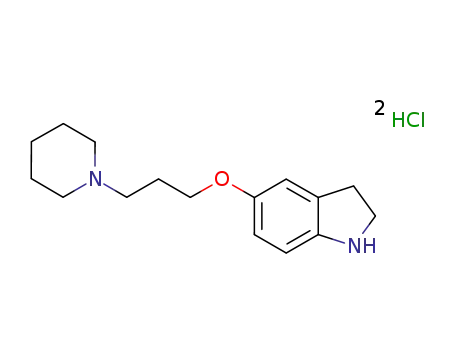 5-(3-piperidin-1-yl-propoxy)-2,3-dihydro-1H-indole dihydrochloride