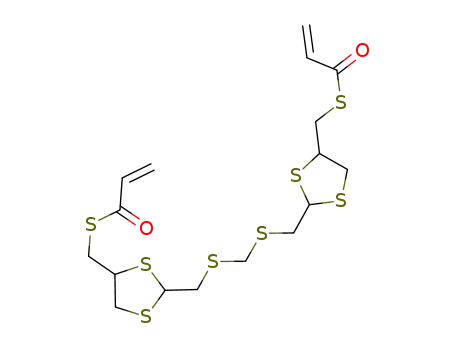 bis[4-(acryloylthiomethyl)-1,3-dithiolan-2-ylmethylthio]methane