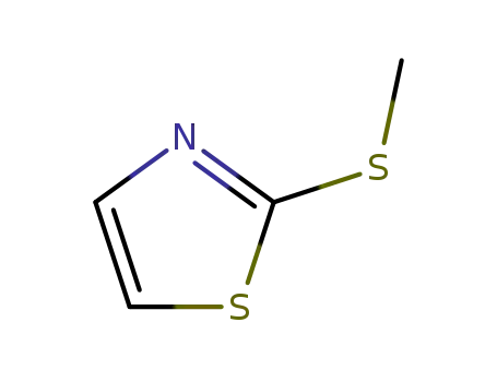 Molecular Structure of 5053-24-7 (2-(METHYLTHIO)THIAZOLE)