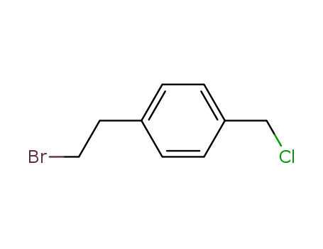 Molecular Structure of 24249-98-7 (Benzene, 1-(2-bromoethyl)-4-(chloromethyl)-)