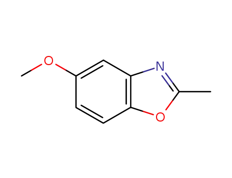 Molecular Structure of 5676-57-3 (5-METHOXY-2-METHYLBENZODOXAZOLE)