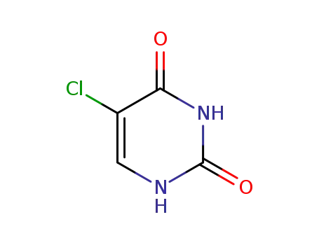 Molecular Structure of 1820-81-1 (5-Chlorouracil)