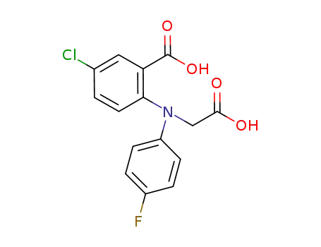 N-(4-fluorophenyl)-N-(2-carboxy-4-chlorophenyl)glycine