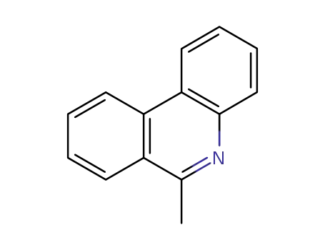 Molecular Structure of 3955-65-5 (6-methylphenanthridine)