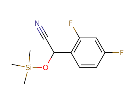 2,4-difluoro-α-[(trimethylsilyl)oxy]benzeneacetonitrile