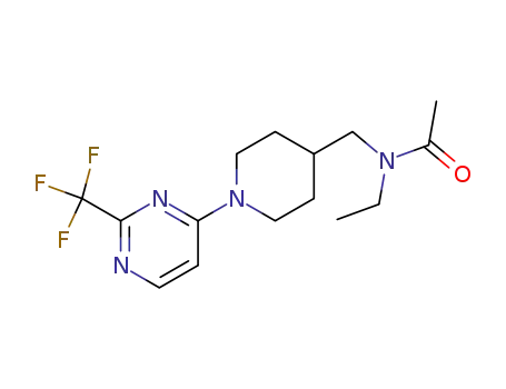 N-ethyl-N-[[1-[2-(trifluoromethyl)-4-pyrimidinyl]-4-piperidinyl]methyl]-acetamide