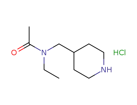 N-ethyl-N-[(4-piperidinyl)methyl]acetamide hydrochloride