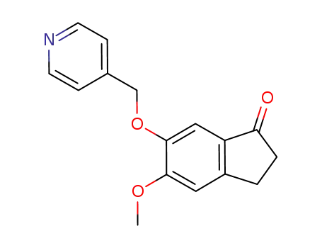 5-methoxy-6-(pyridin-4-ylmethoxy)indan-1-one