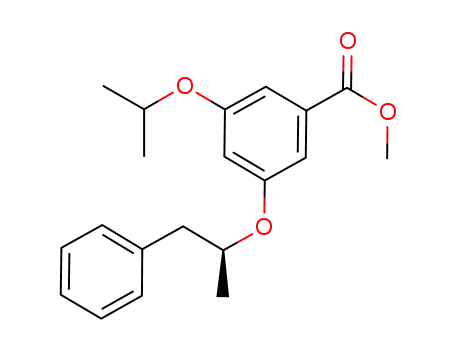 methyl 3-isopropoxy-5-[(1S)-1-methyl-2-phenylethoxy]benzoate