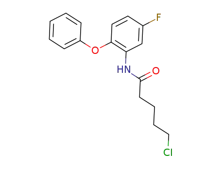 5-chloro-N-(5-fluoro-2-phenoxy-phenyl)-pentanamide