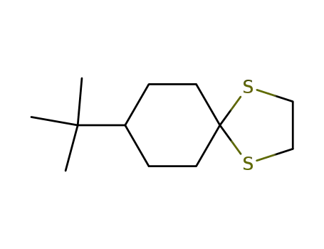Molecular Structure of 65851-13-0 (1,4-Dithiaspiro[4.5]decane, 8-(1,1-dimethylethyl)-)