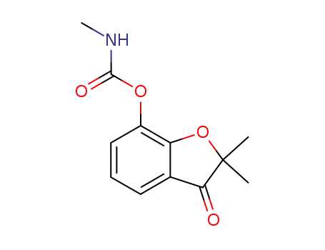 2,3-dihydro-3-oxo-2,2-dimethylbenzofuran-7-yl methylcarbamate