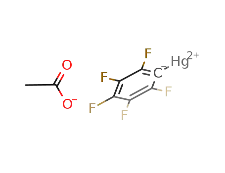 HgC6F5(1+)*CH3COO(1-)=Hg(C6F5)OCO(CH3)