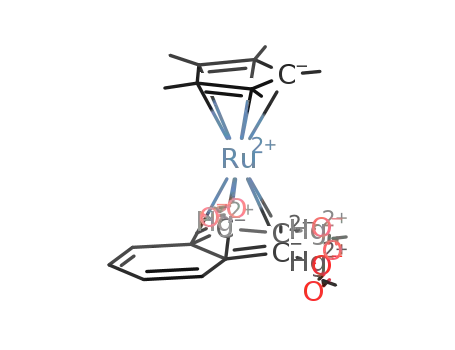 [η5-1,2,3-tris(acetoxymercurio)indenyl](η5-pentamethylcyclopentadienyl)ruthenium(II)
