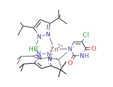 [Zn(hydrotris(3-tert-butyl-5-isopropyl-1-pyrazolyl)borate)(5-chlorouracilate)]
