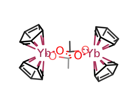 di-μ-acetato-tetrakis(cyclopentadienyl)diytterbium(III)