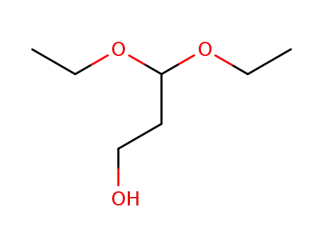 Molecular Structure of 16777-87-0 (3,3-DIETHOXY-1-PROPANOL)