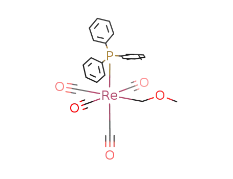 cis-Re(CO)4(PPh3)CH2OCH3