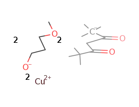 {Cu(2,2,6,6-tetramethylheptane-3,5-dionate)(OCH2CH2CH2OCH3)}2