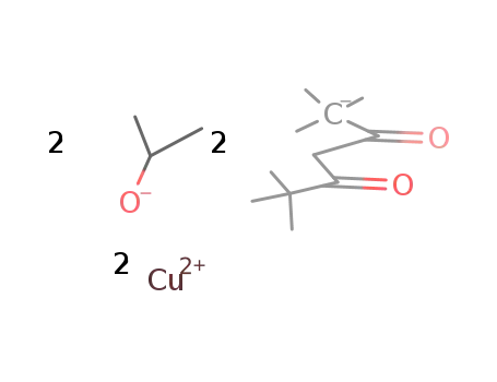 {Cu(2,2,6,6-tetramethylheptane-3,5-dionate)(isopropoxy)}2