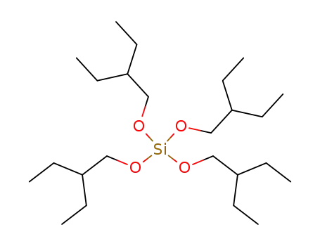 Molecular Structure of 78-13-7 (TETRAKIS(2-ETHYLBUTOXY)SILANE)