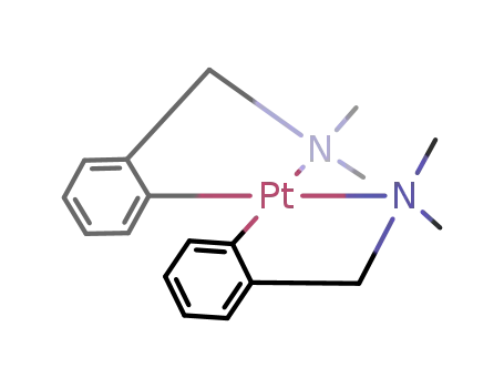 cis-bis{2-(dimethylaminomethyl)phenyl}platinum(II)