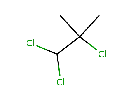 Molecular Structure of 29559-52-2 (1,1,2-TRICHLORO-2-METHYLPROPANE)