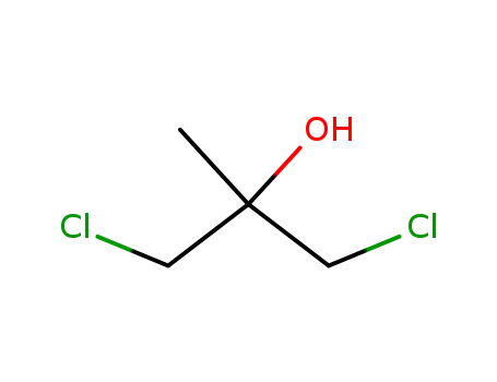 Molecular Structure of 597-32-0 (1,3-Dichloro-2-methyl-2-propanol)