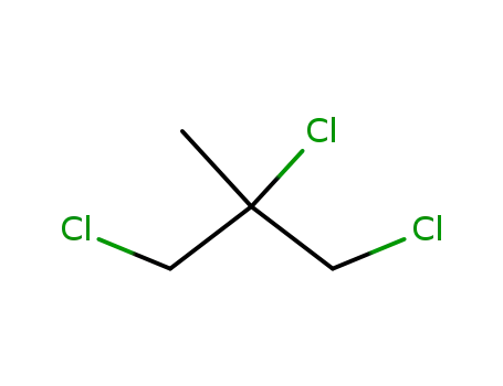 Molecular Structure of 1871-58-5 (1,2,3-trichloro-2-methylpropane)