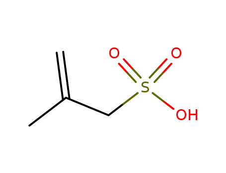 Molecular Structure of 3934-16-5 (2-Propene-1-sulfonic acid, 2-methyl-)