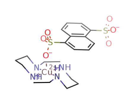 (1,4,8,11-tetraazacyclotetradecane)copper(II) 1,5-naphthalenedisulfonate
