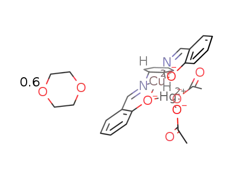 [(R,R)-N,N'-bis-(salicylidene)-1,2-cyclohexanediaminocopper(II)]Hg(OAc)2*3/5C4H8O2