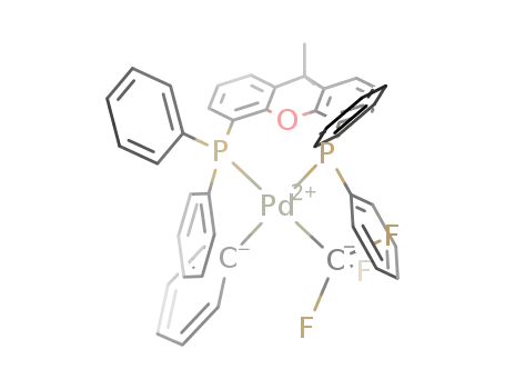 cis-(4,5-bis(diphenylphosphino)-9,9-dimethylxanthene)phenyl(trifluoromethyl)palladium(II)