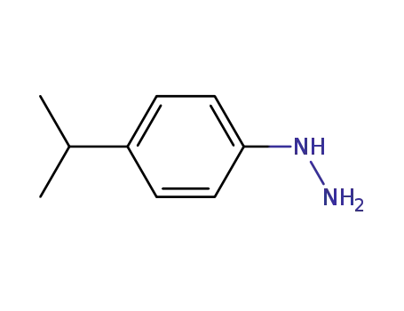 Molecular Structure of 63693-65-2 (1-(4-ISOPROPYLPHENYL)HYDRAZINE)