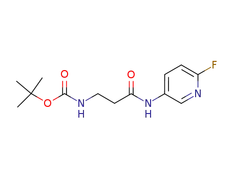 tert-Butyl 3-(6-fluoropyridin-3-ylamino)-3-oxopropylcarbamate