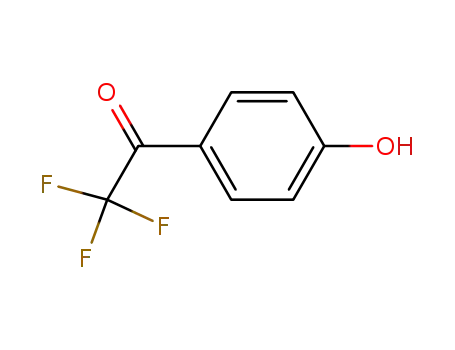 Molecular Structure of 1823-63-8 (2,2,2-TRIFLUORO-1-(4-HYDROXY-PHENYL)-ETHANONE)