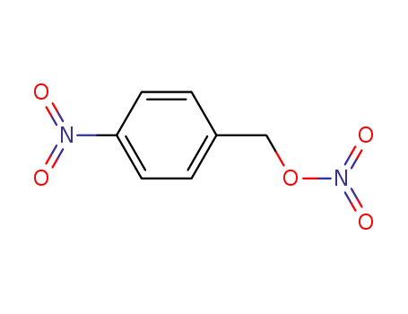 Molecular Structure of 15539-77-2 (Benzenemethanol, 4-nitro-, nitrate (ester))
