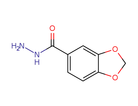 Molecular Structure of 22026-39-7 (3,4-METHYLENEDIOXYBENZHYDRAZIDE)